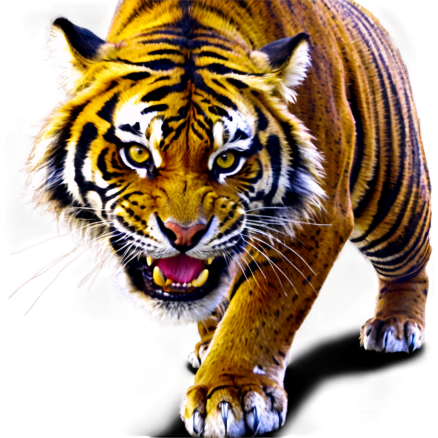 Tiger In Primal Wrath Png Alv43 PNG Image