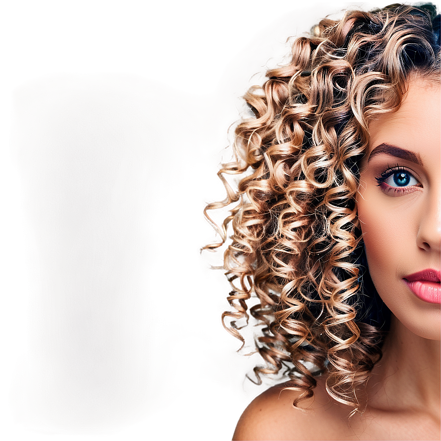 Tight Curls Perm Png Lep85 PNG Image