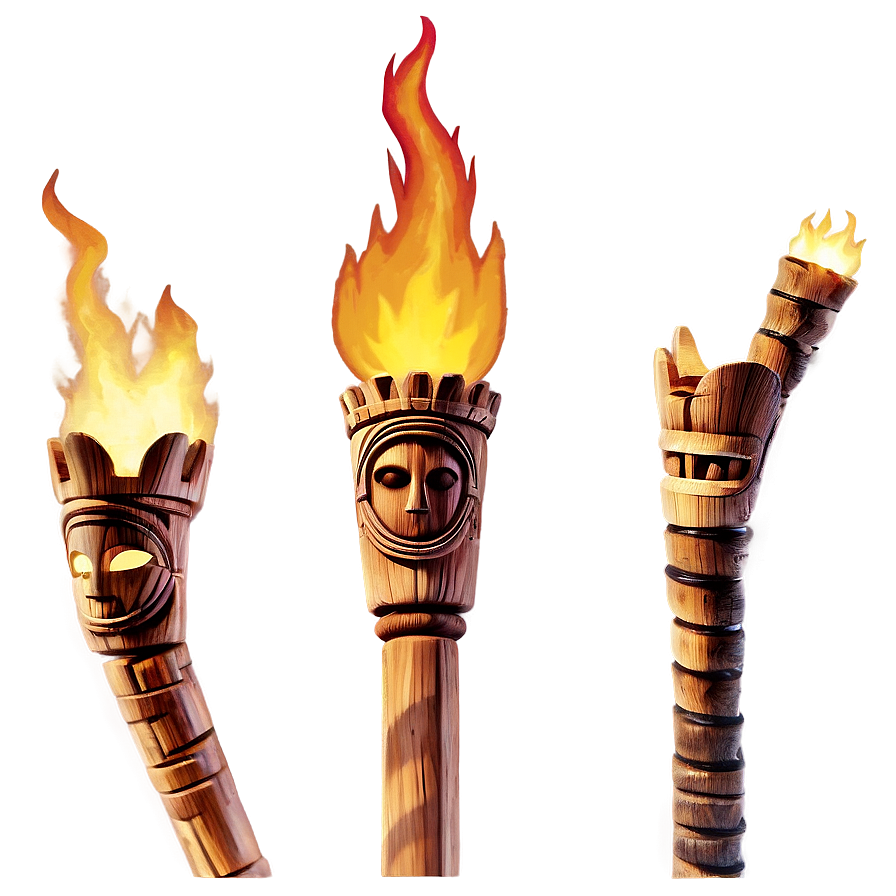 Tiki Torches Png Bkq PNG Image