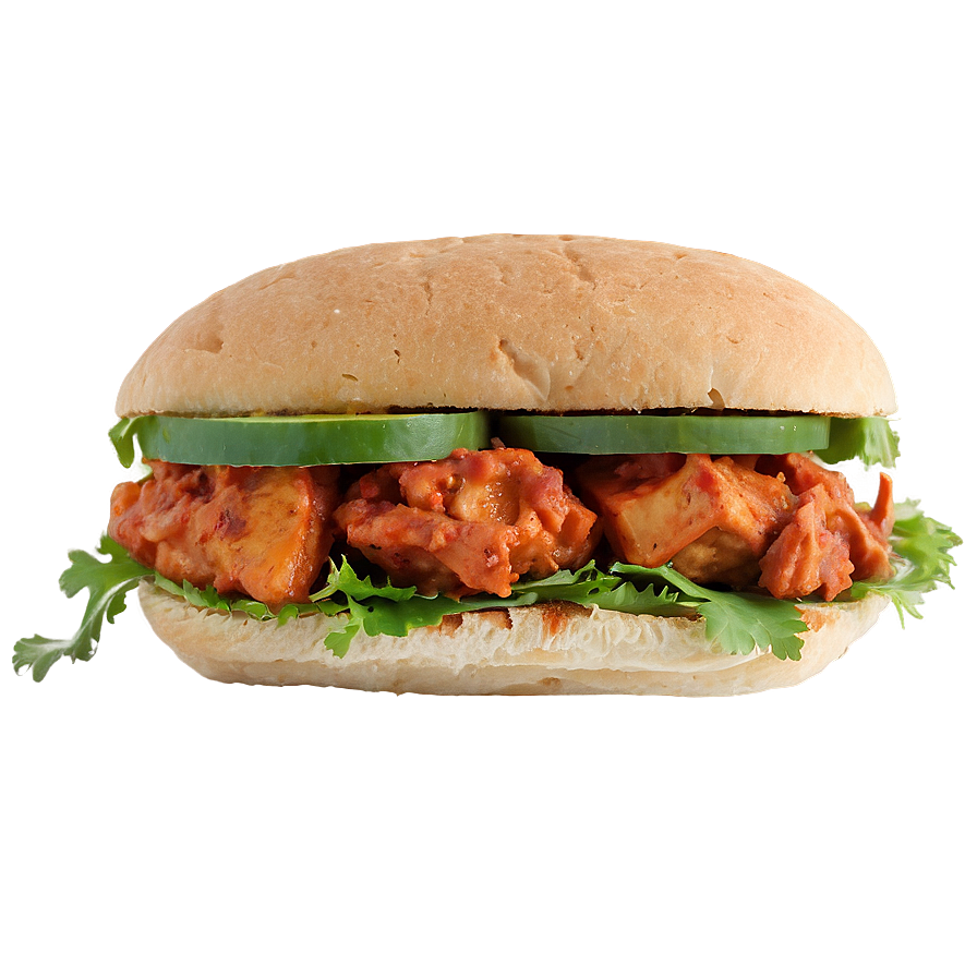 Tikka Masala Chicken Sandwich Png Oyd PNG Image