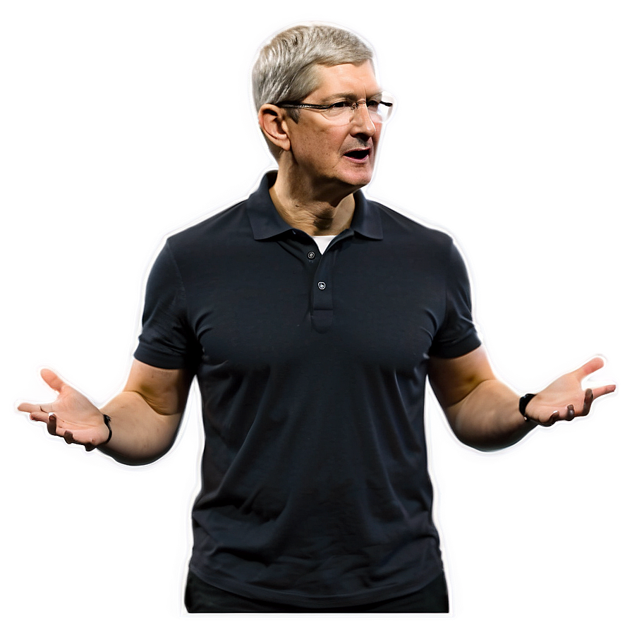 Tim Cook Presentation Png 78 PNG Image