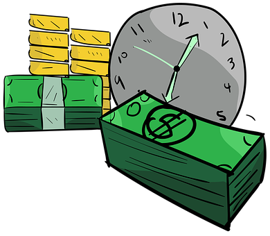 Time Is Money Concept Illustration PNG Image