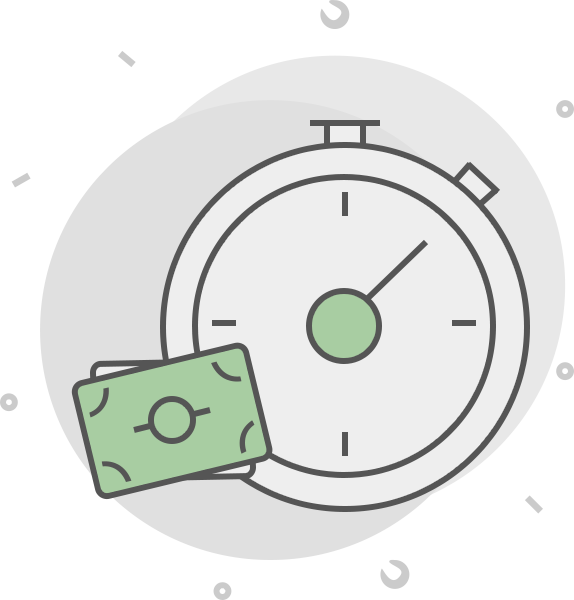 Time Is Money Concept PNG Image