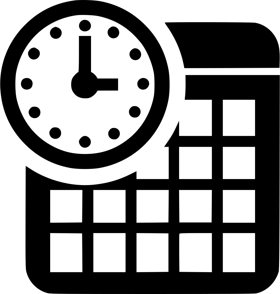 Timeand Calendar Icon PNG Image