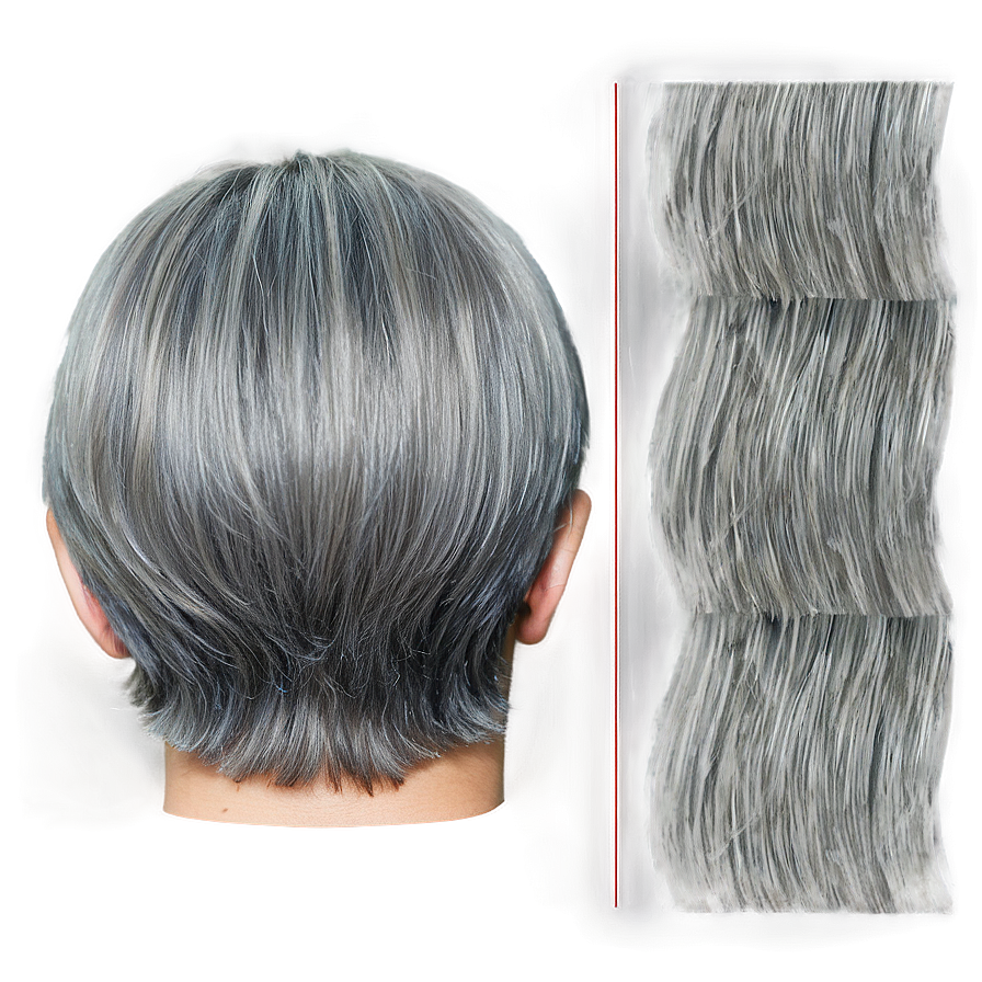 Timeless Grey Hair Png Rma PNG Image