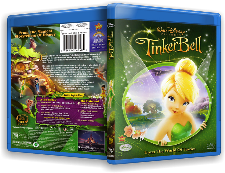 Tinker Bell D V D Cover Art PNG Image