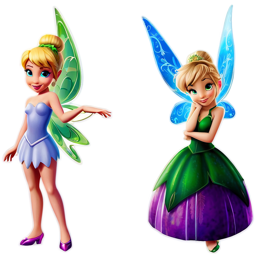 Tinkerbell And Friends Png Rtn55 PNG Image