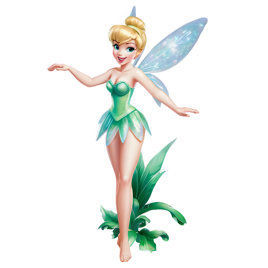 Tinkerbell Sitting Png 05062024 PNG Image