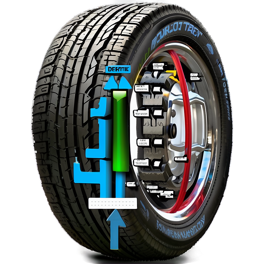 Tire Tread Depth Chart Png Afg PNG Image