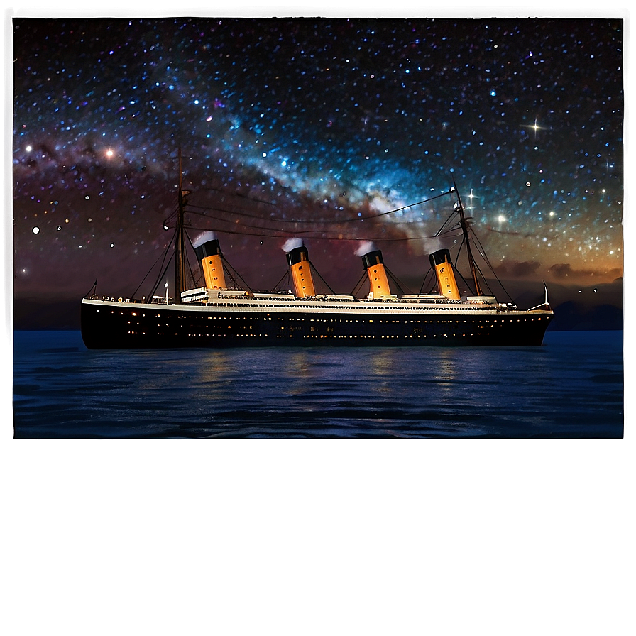 Titanic Night Sky Png 05212024 PNG Image