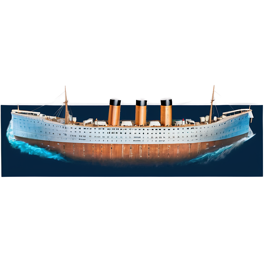 Titanic Ship Blueprint Png 29 PNG Image