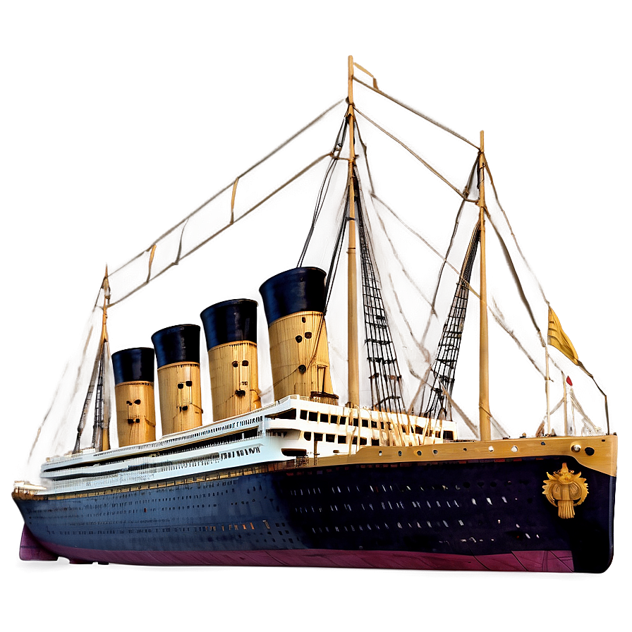 Titanic Ship Model Png 05212024 PNG Image