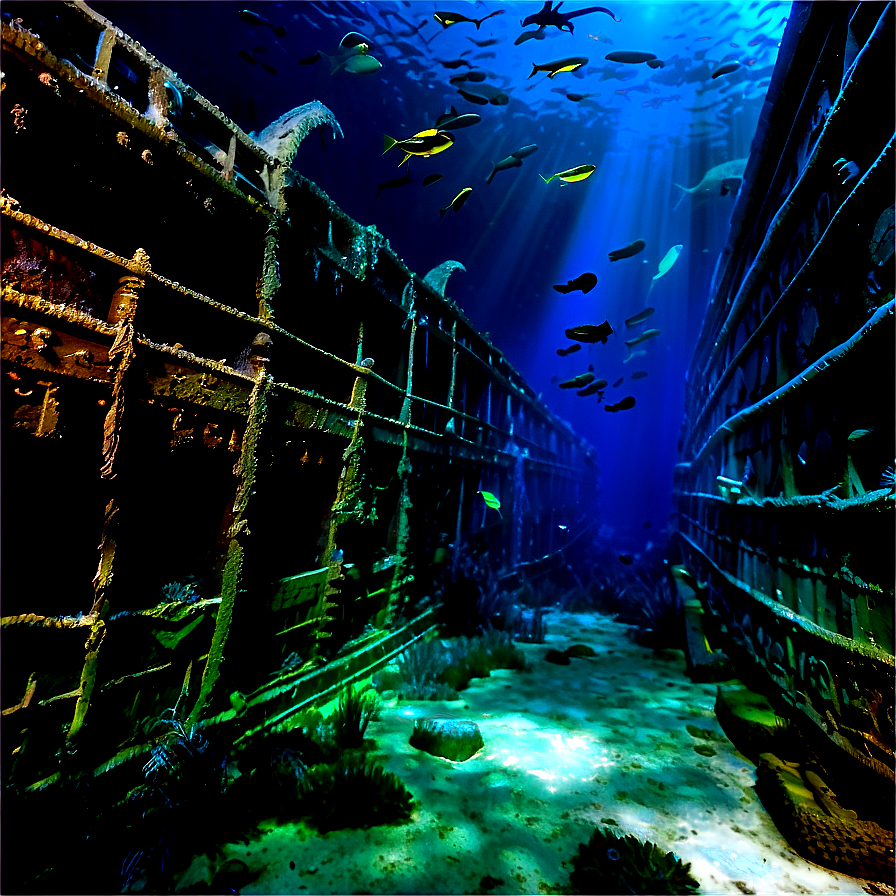 Titanic Underwater Wreck Png Mlr PNG Image