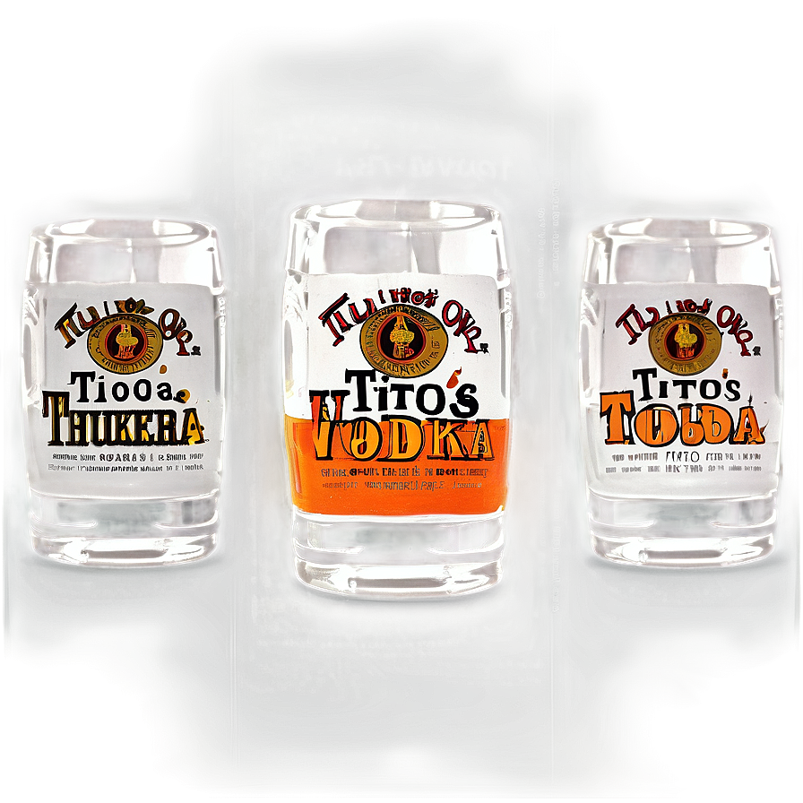 Tito's Vodka Shot Png Mud PNG Image