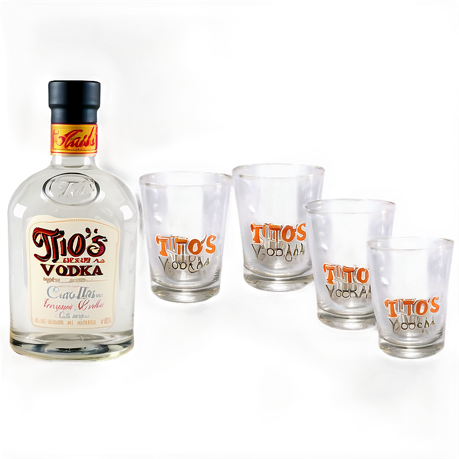 Tito's Vodka Shot Png Pqr PNG Image