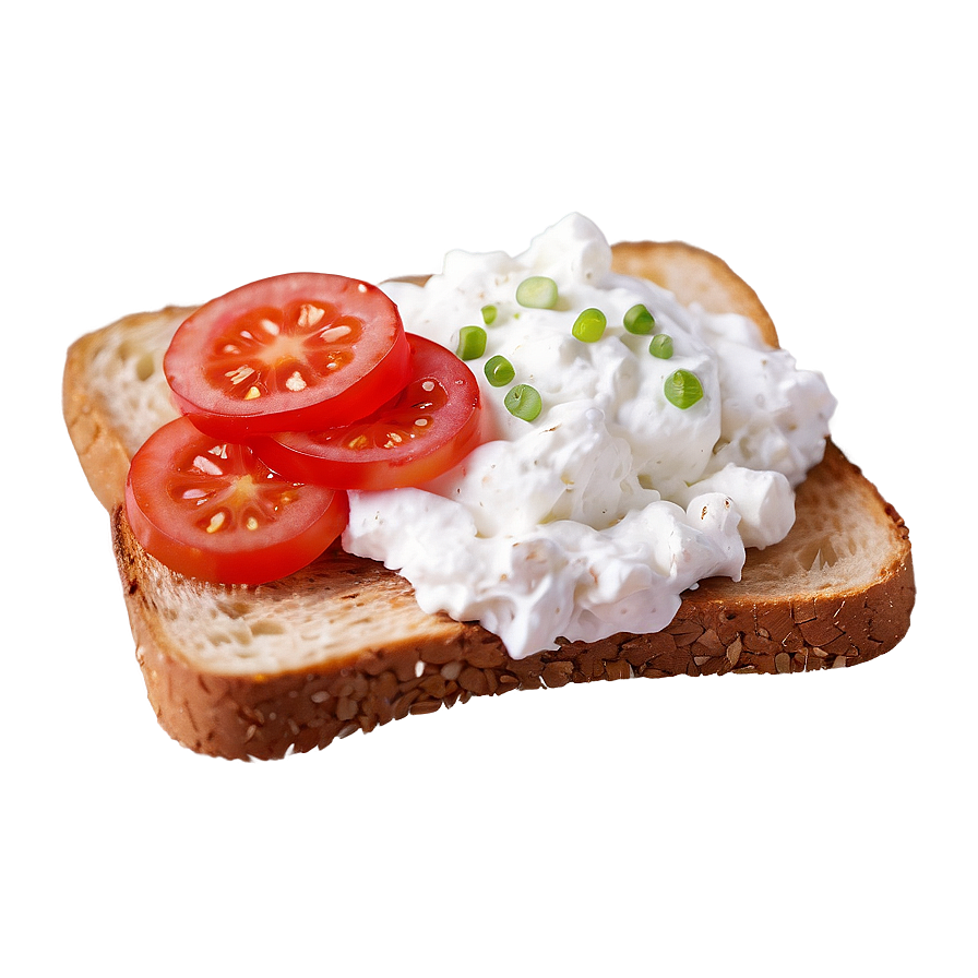 Toast With Cottage Cheese Png Sep PNG Image