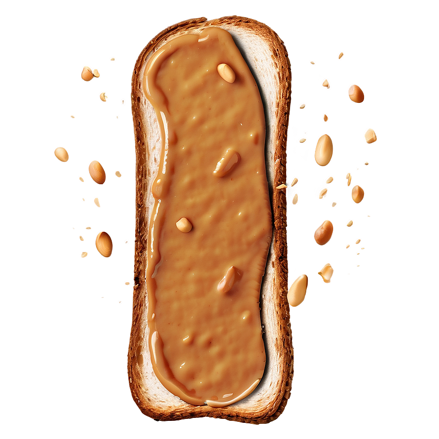 Toast With Peanut Butter Png Ihi21 PNG Image