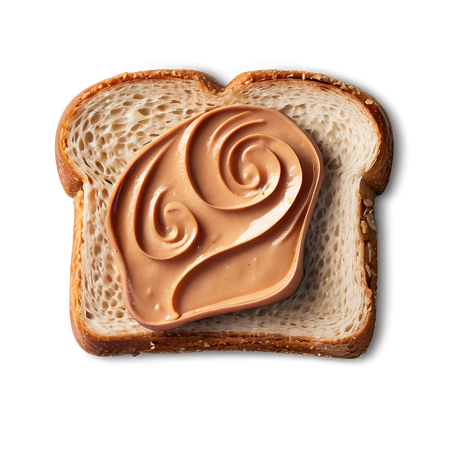 Toast With Peanut Butter Png Ogk PNG Image