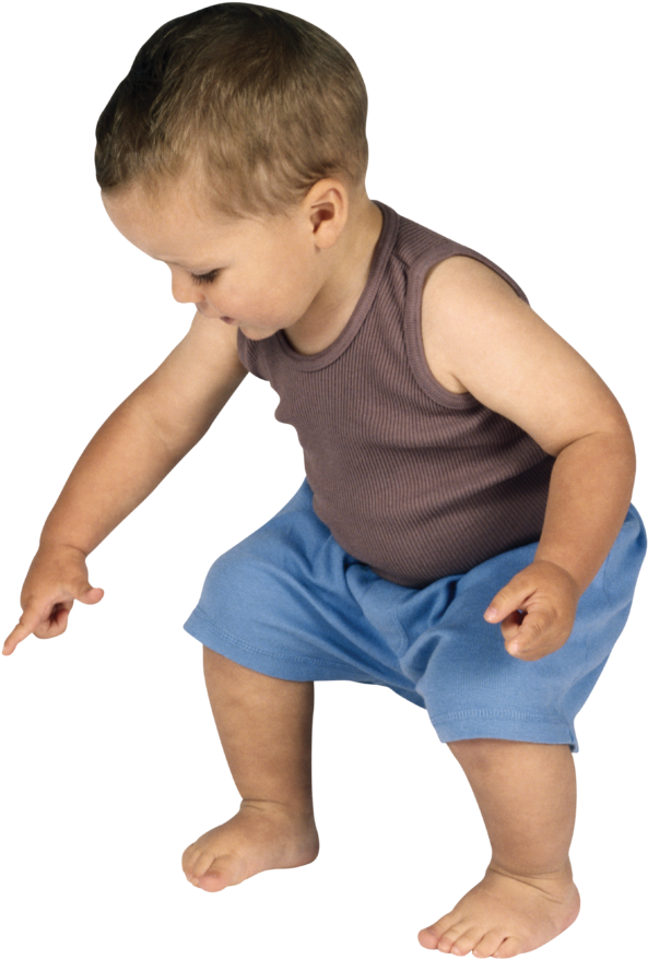 Toddler Taking Steps PNG Image