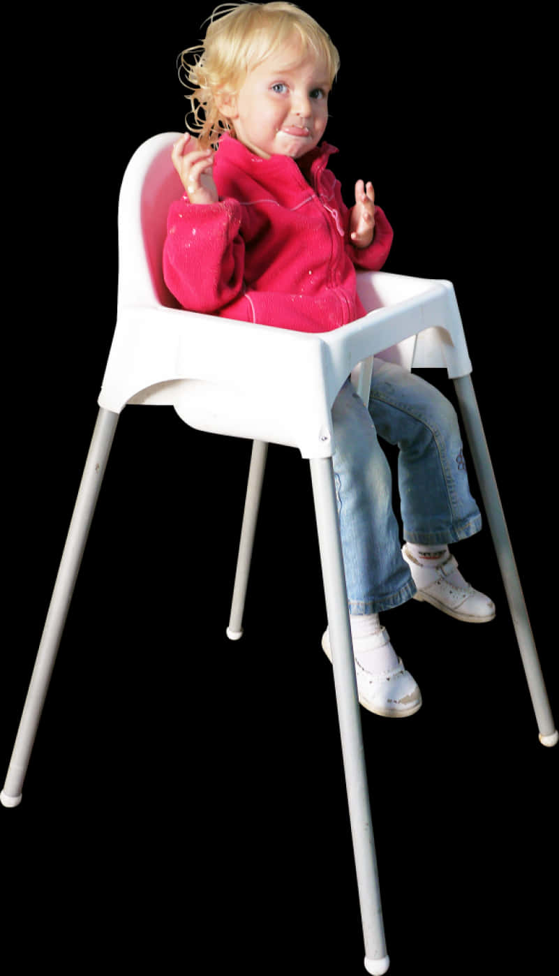 Toddlerin Highchair PNG Image