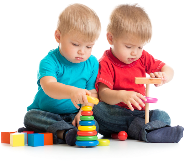 Toddlers Playing With Toys PNG Image