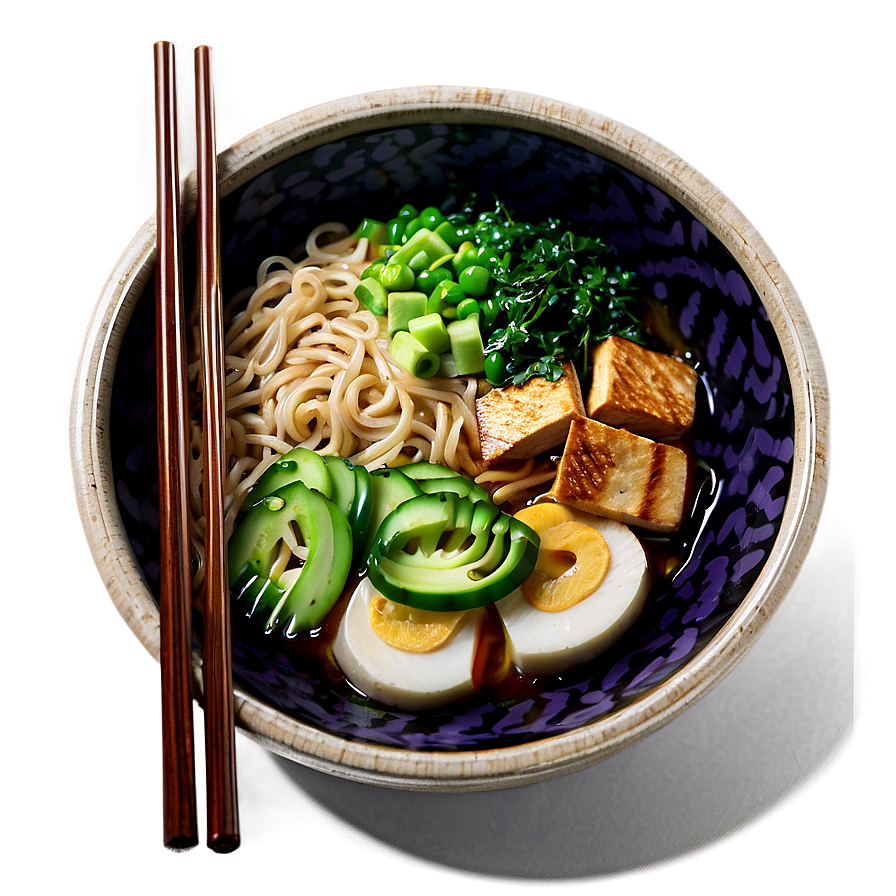 Tofu Ramen Bowl Png 06212024 PNG Image