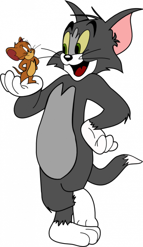 Tomand Jerry Classic Pose PNG Image