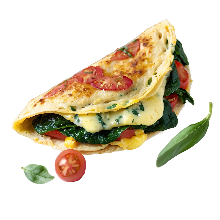 Tomato And Spinach Omelette Png 40 PNG Image