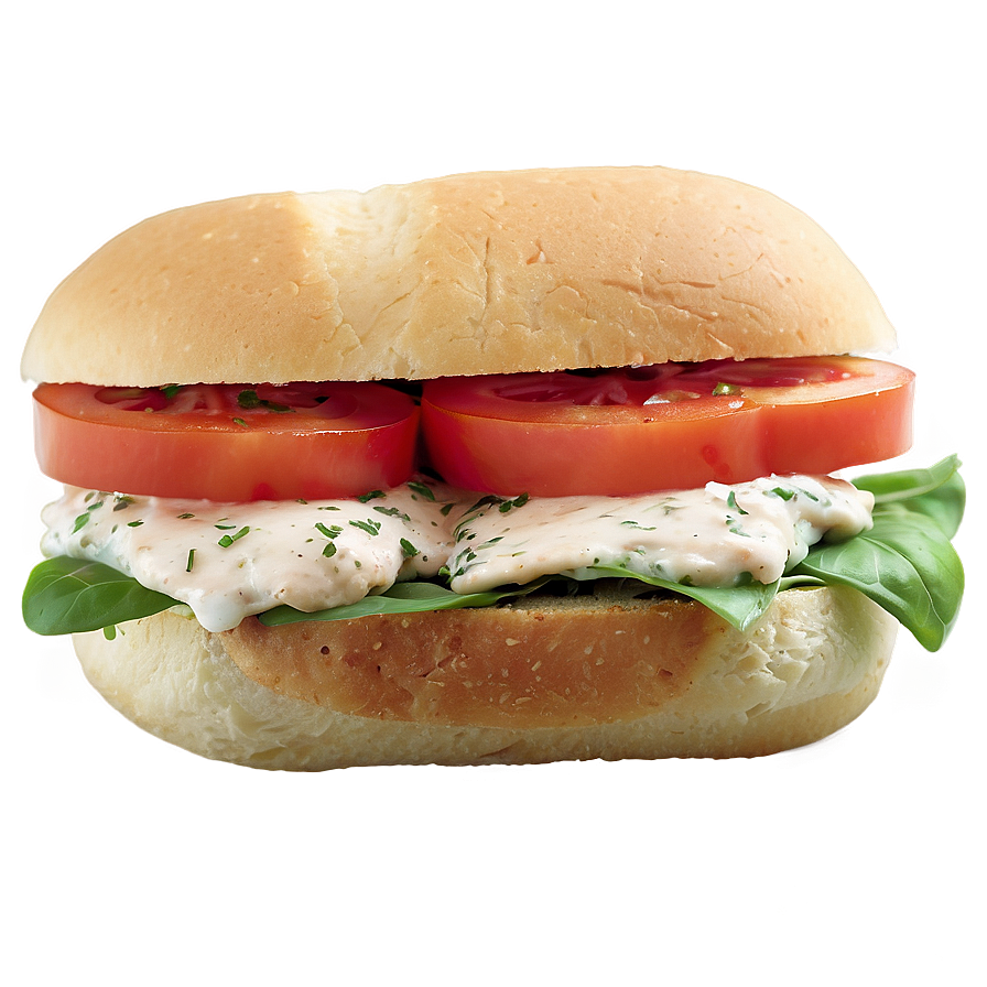 Tomato Basil Chicken Sandwich Png 06132024 PNG Image