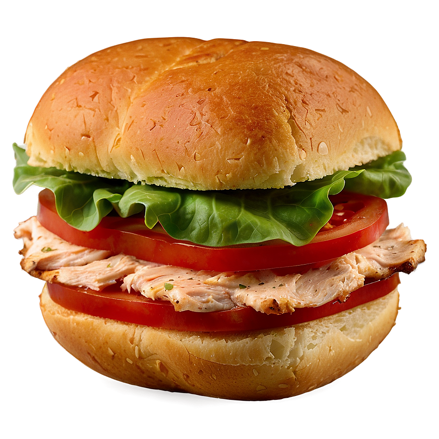 Tomato Basil Chicken Sandwich Png Plj44 PNG Image