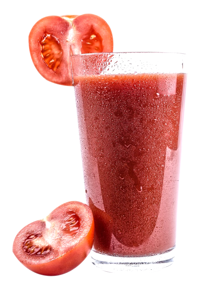 Tomato Juice Glass Fresh Drink PNG Image