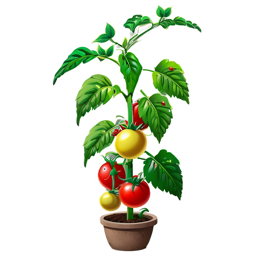 Tomato Plant Care Png Voe PNG Image