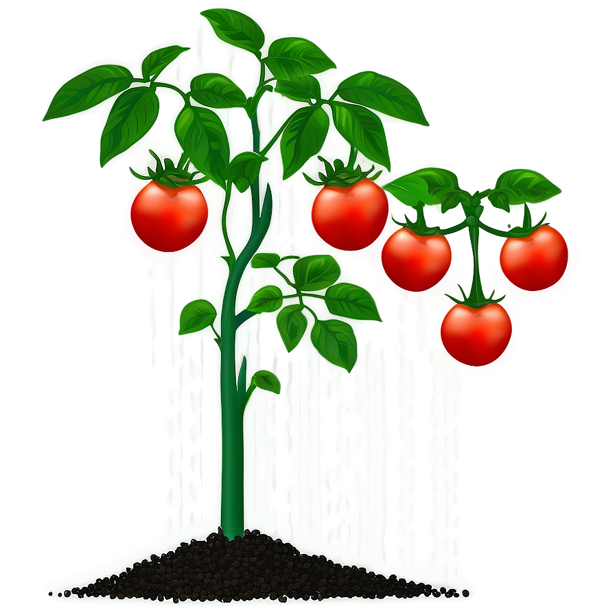 Tomato Plant Fertilizer Png Lus PNG Image