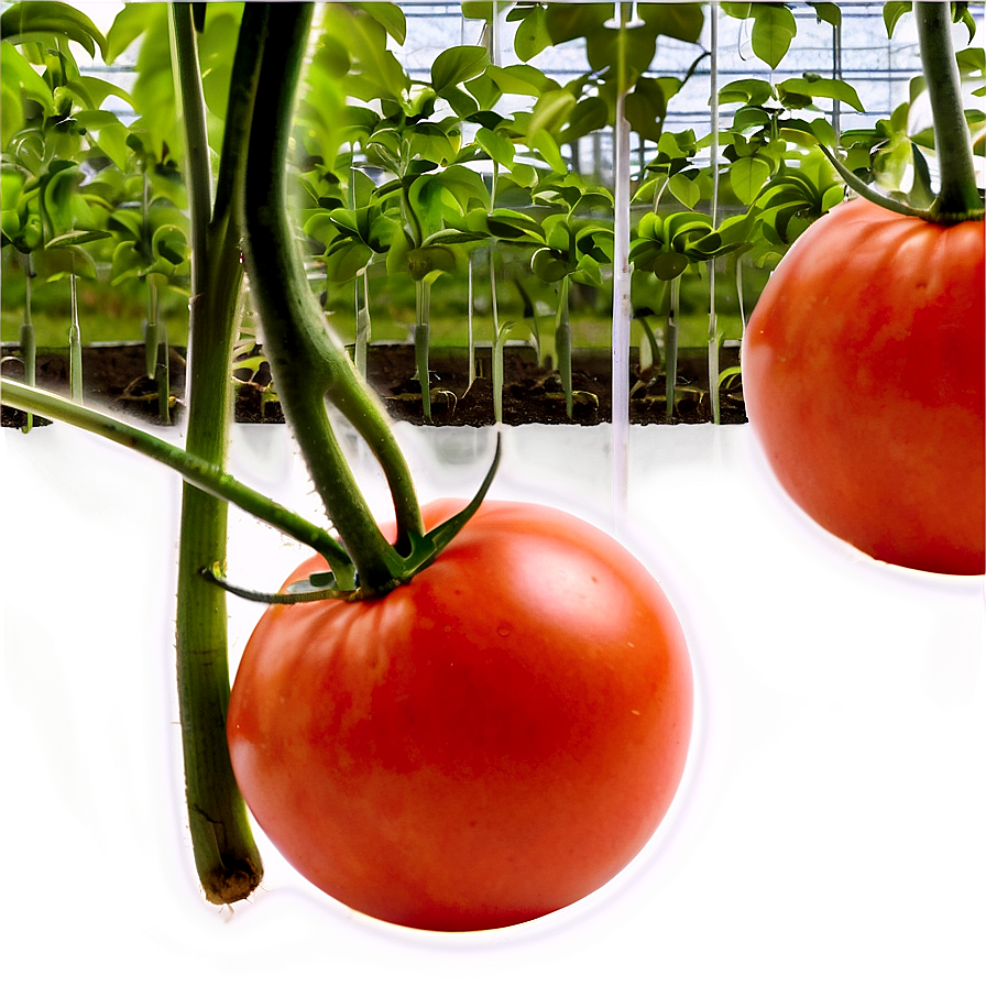 Tomato Plant In Greenhouse Png Efv PNG Image