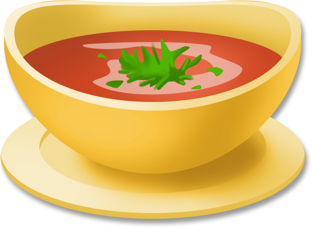 Tomato Soup Cartoon Illustration PNG Image