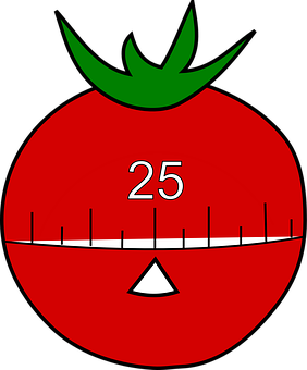 Tomato Timer Illustration PNG Image