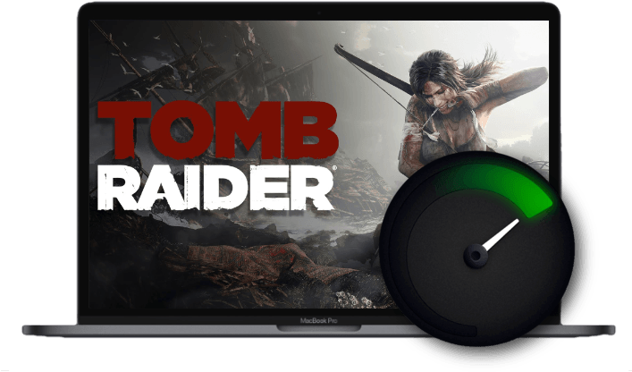 Tomb Raider Gameplay Screenshot Laptop PNG Image