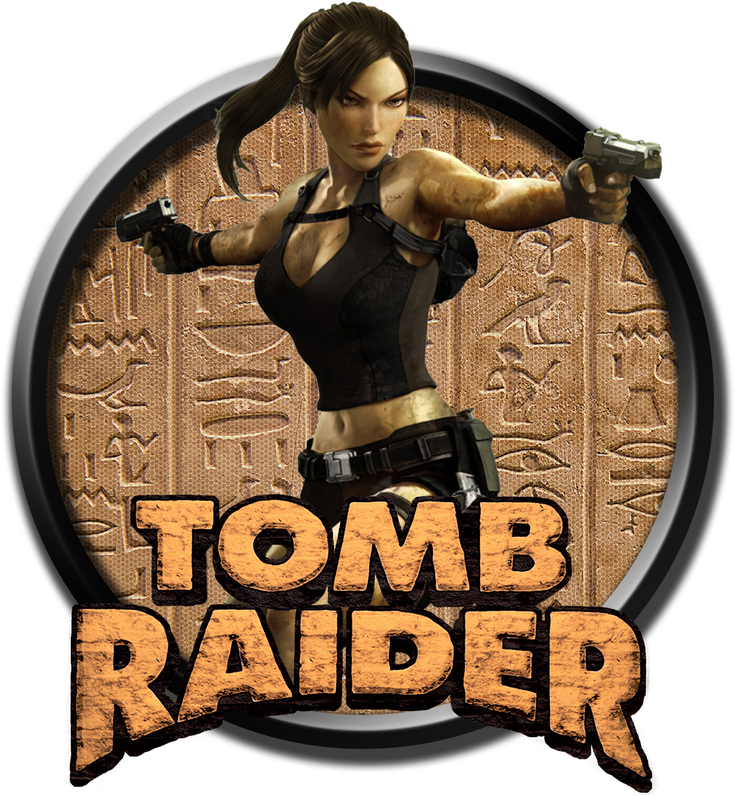 Tomb Raider Iconic Character Pose PNG Image