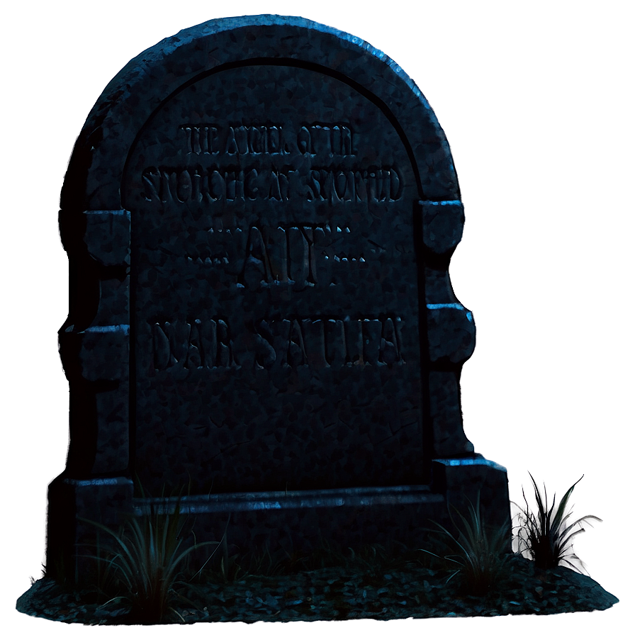 Tombstone At Night Png Chg PNG Image