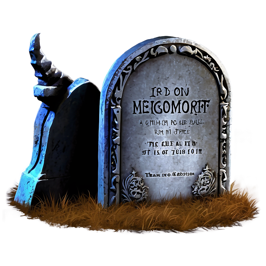 Tombstone In Moonlight Png Vbq72 PNG Image