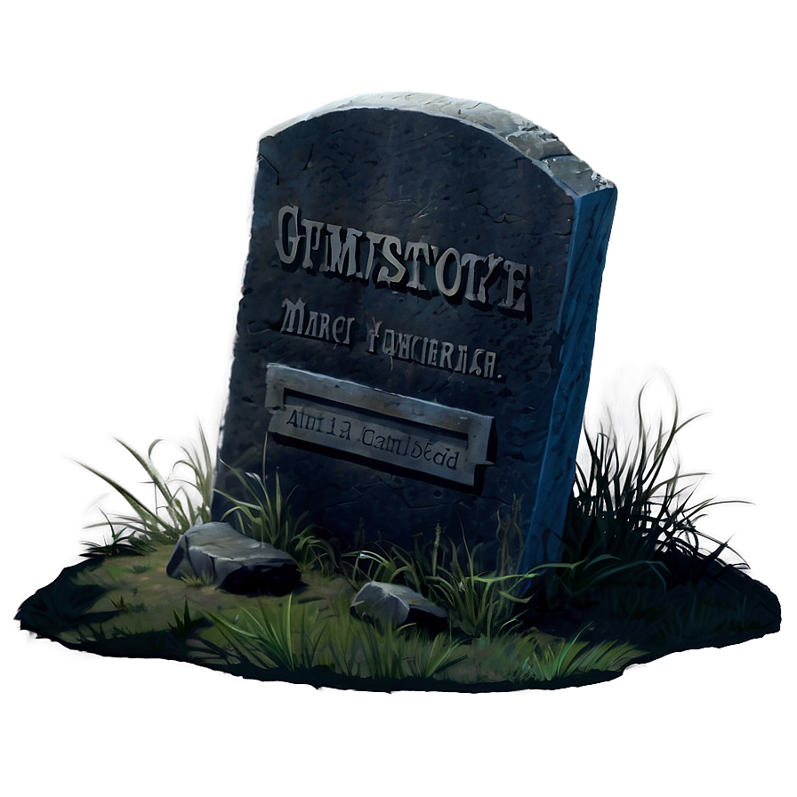 Tombstone In Shadow Png 05252024 PNG Image