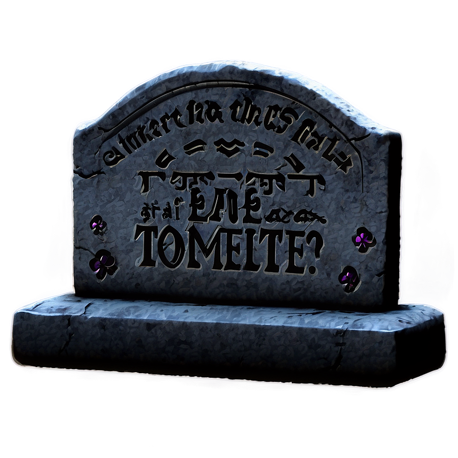 Tombstone In Shadow Png Wek PNG Image