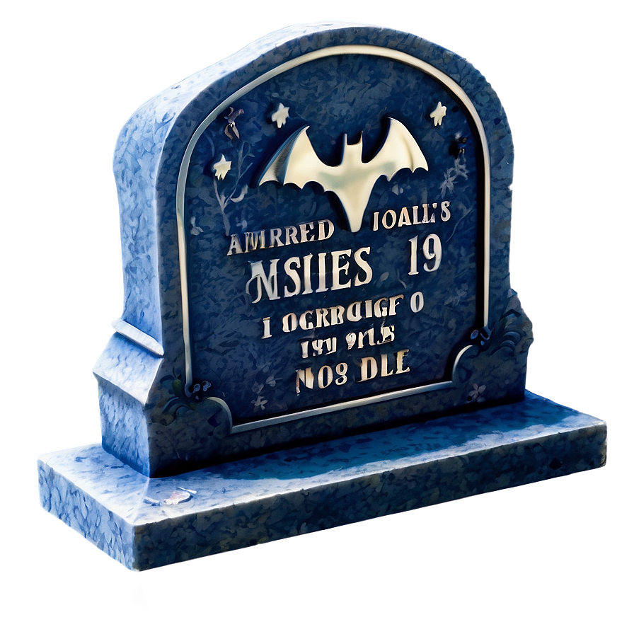 Tombstone With Bat Png 53 PNG Image