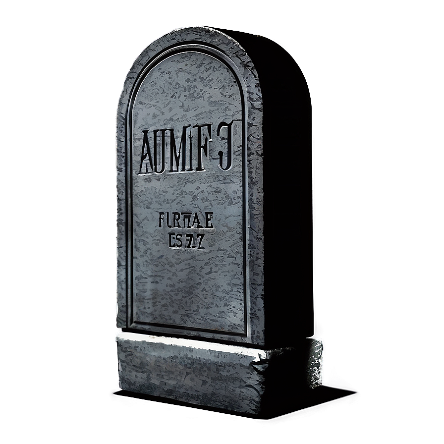 Tombstone With Ghost Png Mru PNG Image