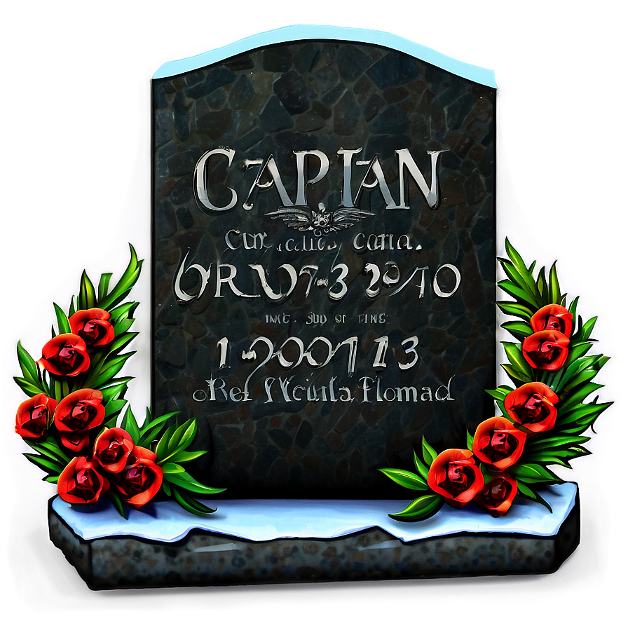 Tombstone With Wreath Png Nyb PNG Image