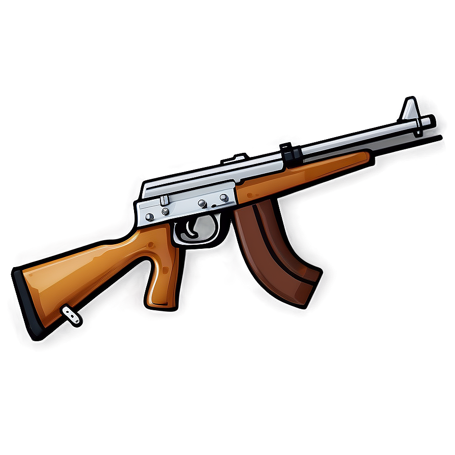 Tommy Gun Vector Png Fix PNG Image