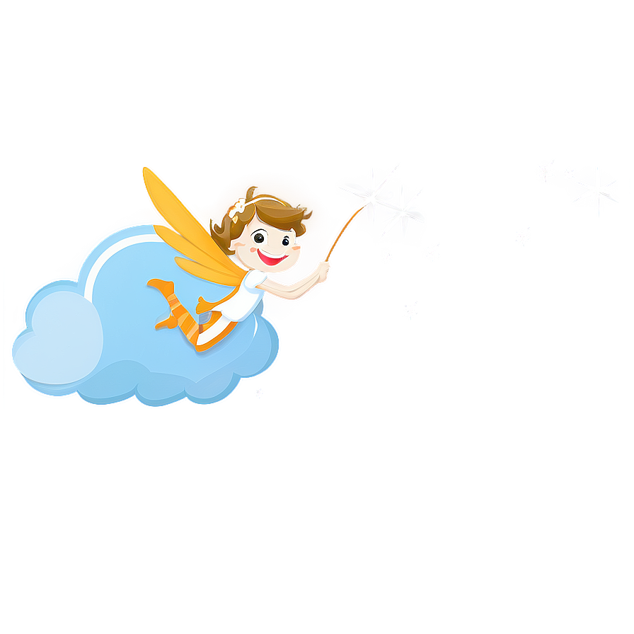 Tooth Fairy On Cloud Png Mml PNG Image