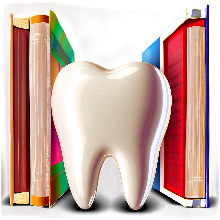 Tooth With Book Clipart Png Noq81 PNG Image