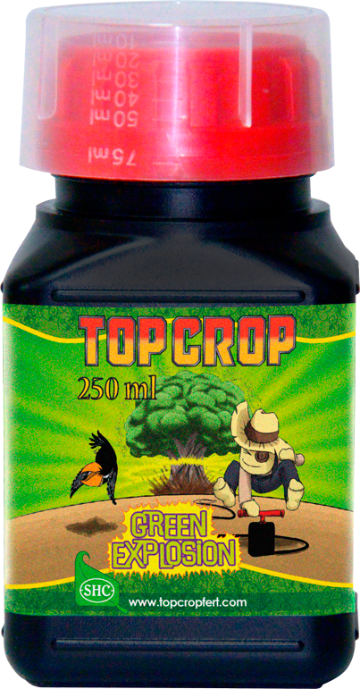 Top Crop Green Explosion Fertilizer Bottle250ml PNG Image