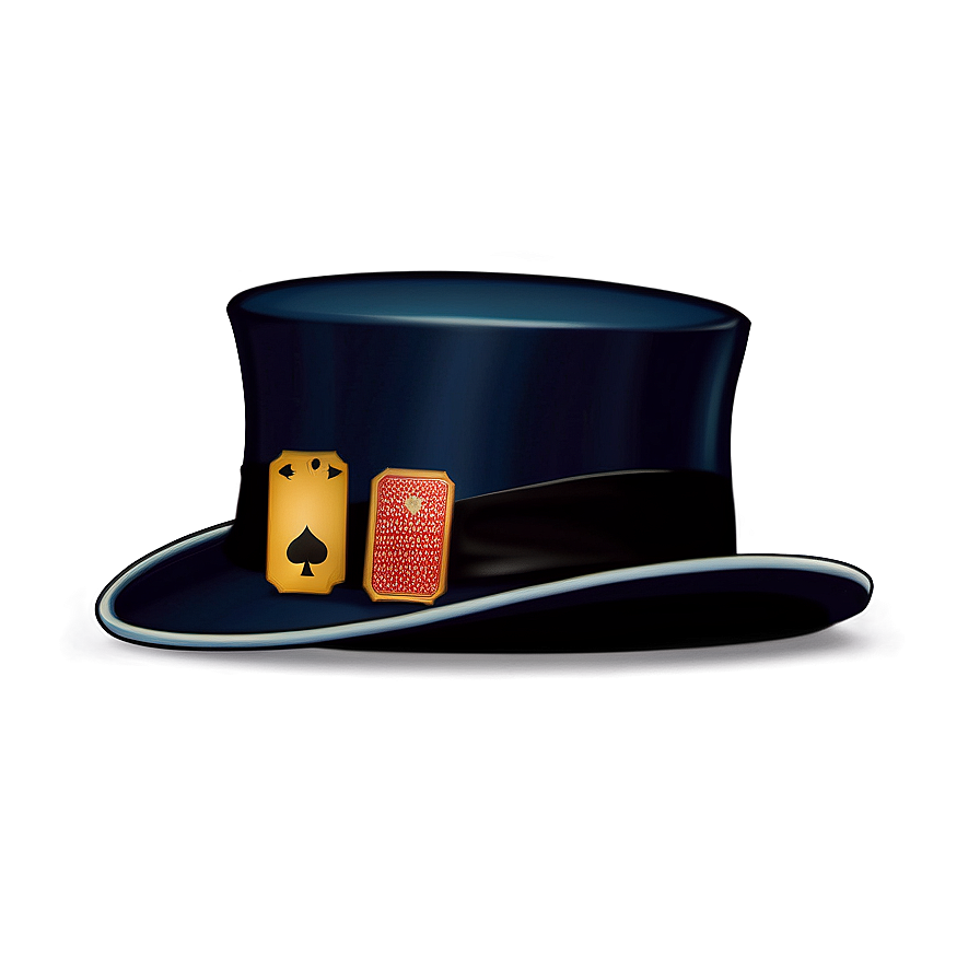 Top Hat With Cards Png (for Magician Themes Again) 05042024 PNG Image